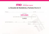 Diploma MasterD Hostelería y Turismo